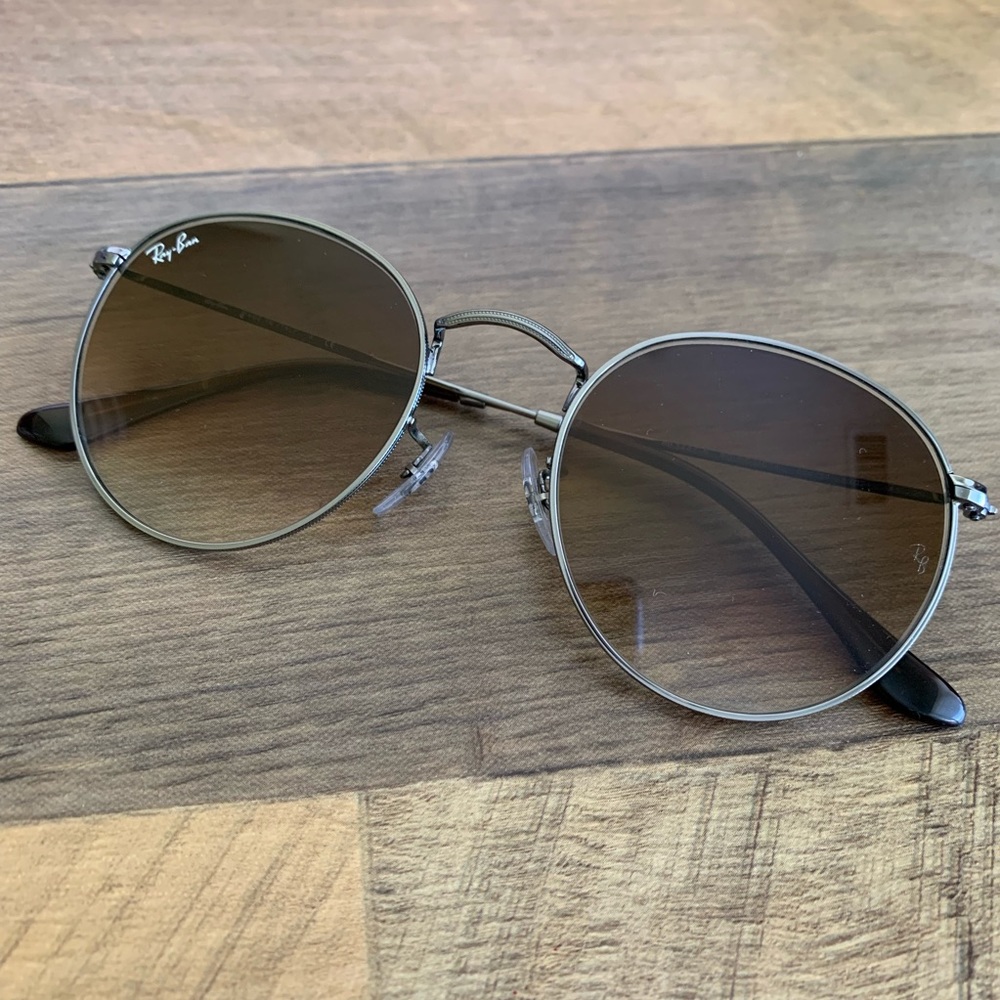 Ray-Ban Unisex Gradient Round Sunglasses, 53mm - Picture 5 of 6